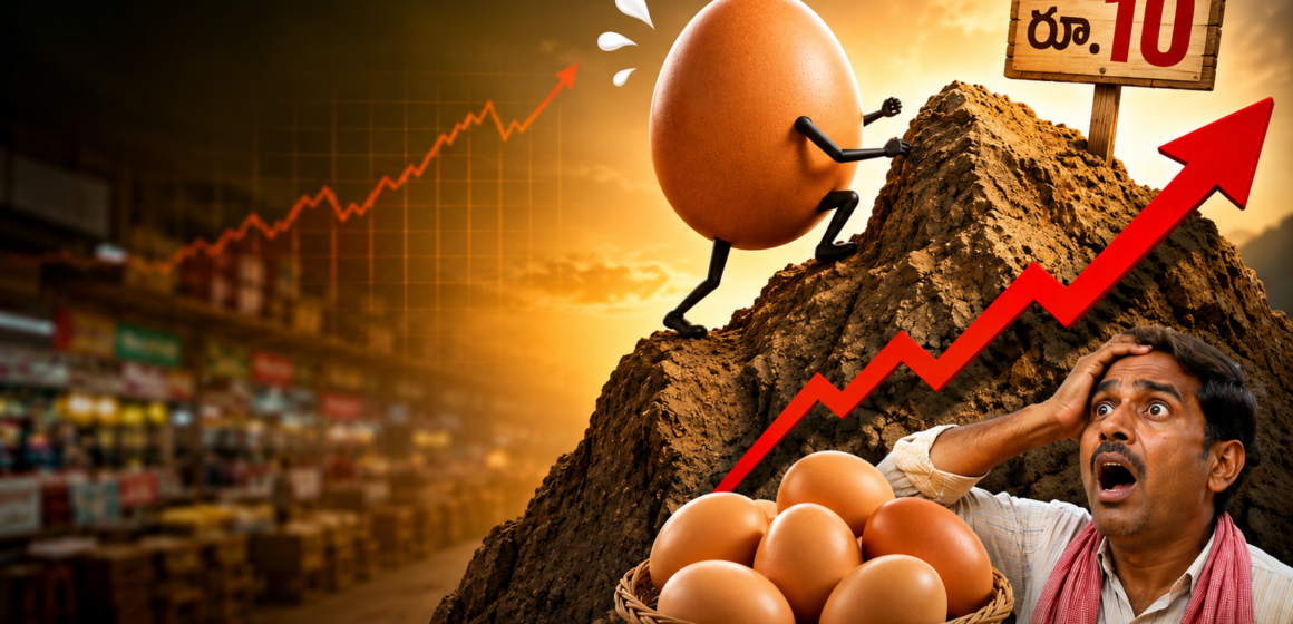 Egg Prices Hit Record High! ₹10 Per Egg Shocks Consumers Egg Prices at Record High: కొక్కొరోకో…కొండెక్కిన కోడిగుడ్డు!వార్నీ ఒక్కో గుడ్డు ఇంత రేటా..?