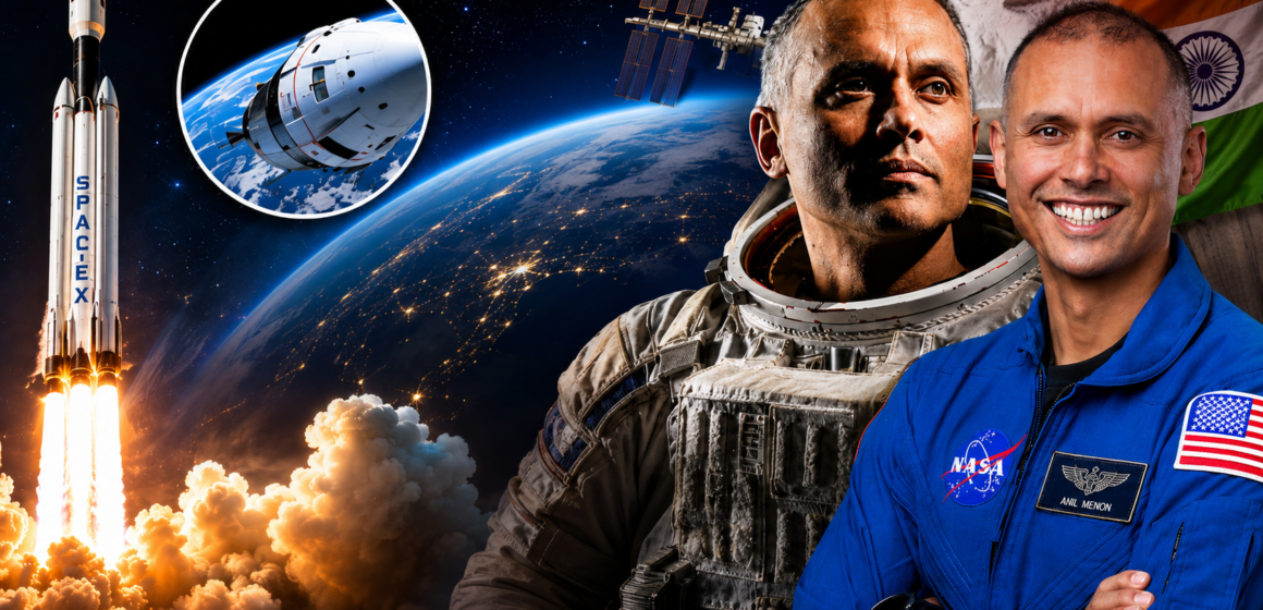 Indian-Origin NASA Astronaut Anil Menon: అంతరిక్షంలోకి దూసుకెళ్లిన భారతీయ సంతతి వ్యోమగామి! మానవ ఆరోగ్యంపై అధ్యయనం