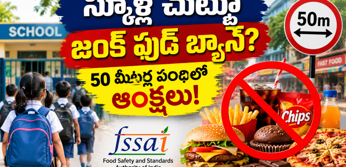 FSSAI New Rules FSSAI New Rules: స్కూళ్ల చుట్టూ జంక్ ఫుడ్ బ్యాన్? 50 మీటర్ల పరిధిలో అమ్మకాలపై ఆంక్షలు!