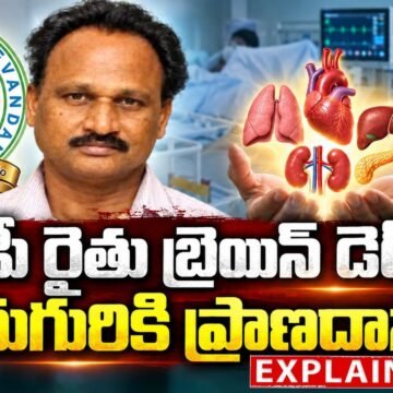 t_SrF6wEAHE-HD AP Farmer Brain Dead, Saves 5 Lives Through Organ Donation: ఏపీ రైతు బ్రెయిన్ డెడ్..ఐదుగురికి ప్రాణదానం